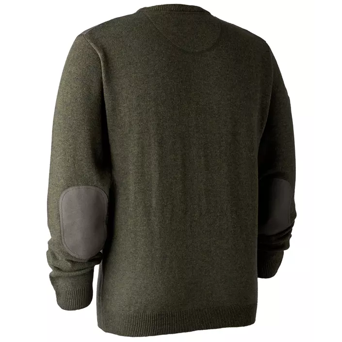 Deerhunter Sheffield stickad tröja, Green Melange, large image number 1