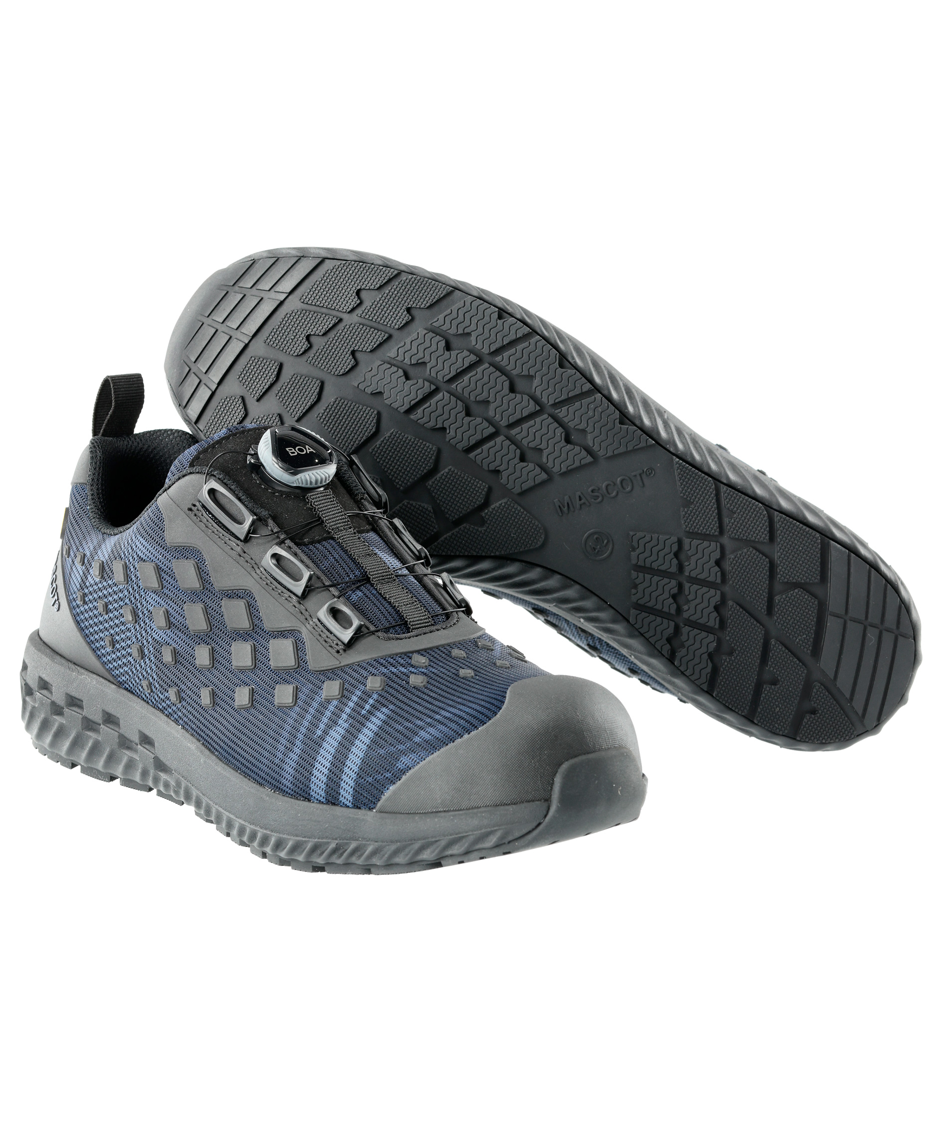 Mascot Customized safety shoes S1P, Stone blue/black, Stone blue/black, swatch