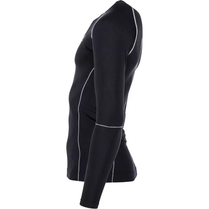 Kramp seamless long-sleeved thermal undershirt L/S, Black, large image number 2