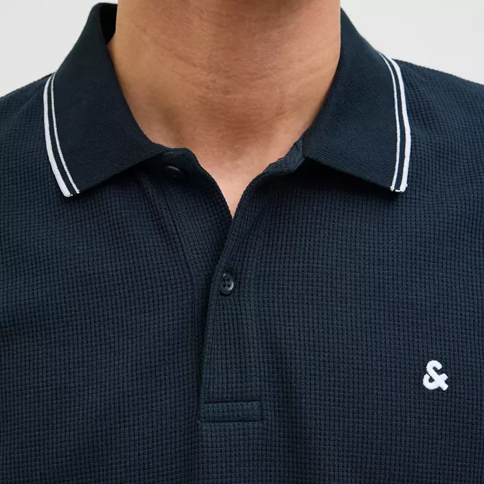 Jack & Jones JJEAUSTIN Poloshirt, Sky Captain, large image number 4