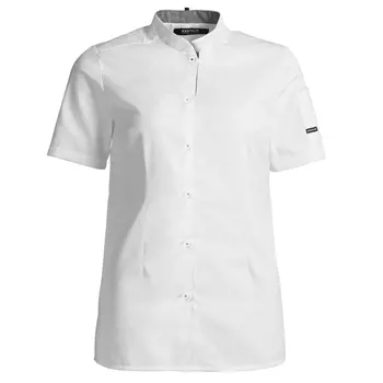 Kentaur modern fit kortærmet dame kokke/serviceskjorte, Hvid