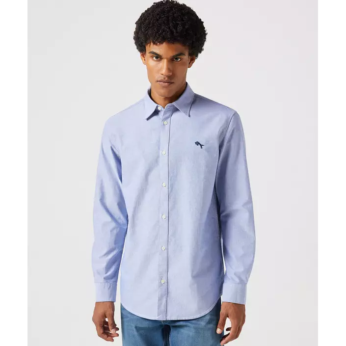 Wrangler Oxford skjorte, Blue, large image number 1