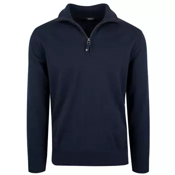 YOU Michigan pullover with zip, Marine Blue