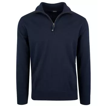 YOU Michigan pullover with zip, Marine Blue