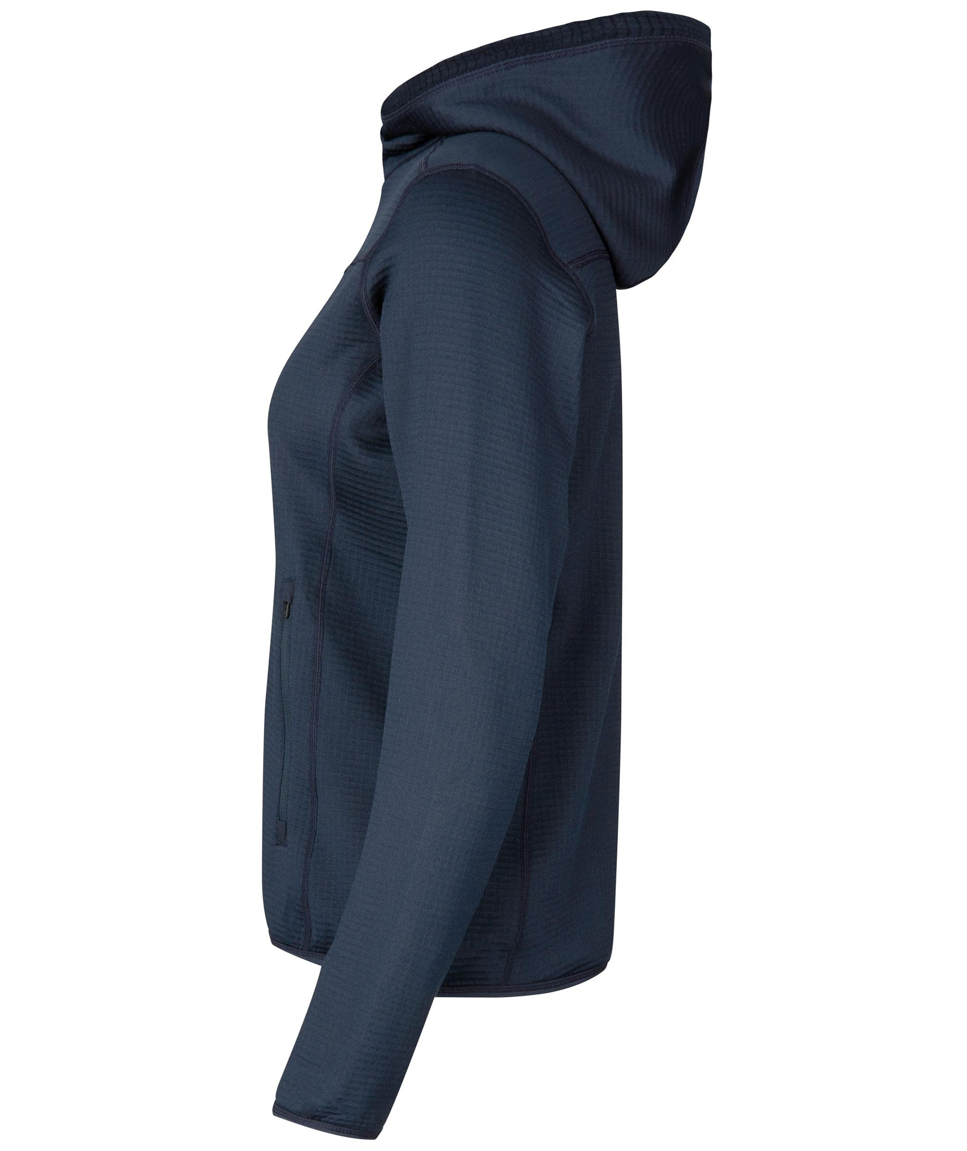 ID Stretch Komfort dame fleecetr&oslash;je, Navy, large image number 2