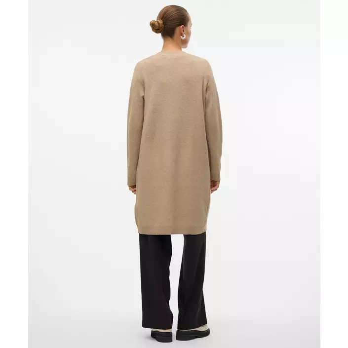 Vero Moda VMSABA  dame strikcardigan, Silver Mink, large image number 2