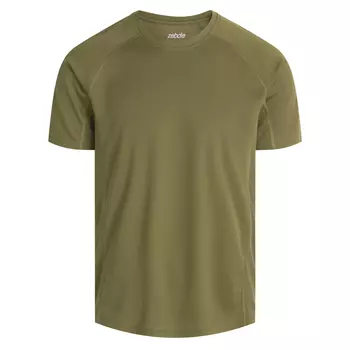 Zebdia sports T-shirt, Armygrøn