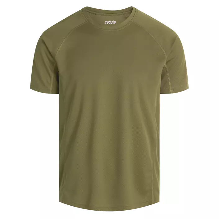 Zebdia sports T-shirt, Armygrøn, large image number 0