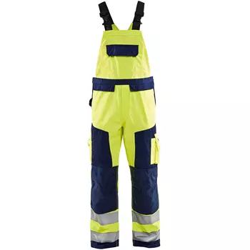 Blåkläder arbeidsselebukse, Hi-vis gul/marineblå