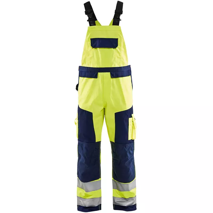 Blåkläder arbeidsselebukse, Hi-vis gul/marineblå, large image number 0