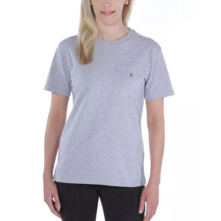 Carhartt Workwear T-shirt dam, Grå, large image number 2