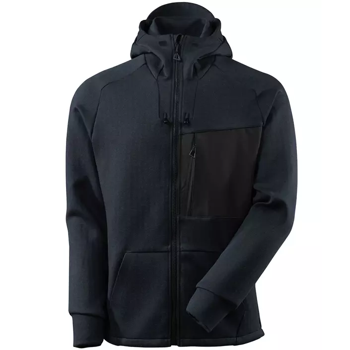 Mascot Advanced hooded sweater with zip, Dark Marine Blue/Black, large image number 0