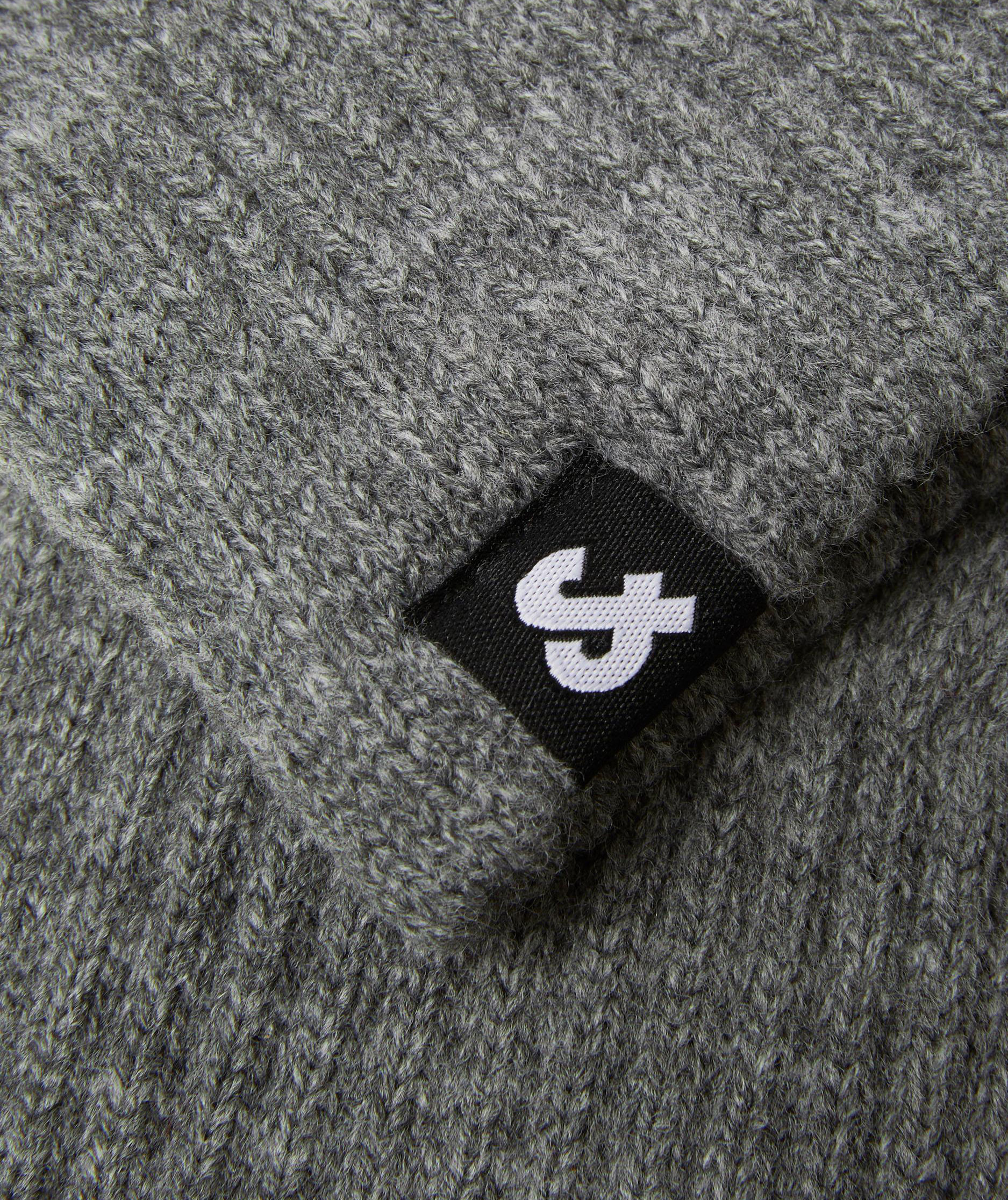 Jack & Jones JACBARRY stickade handskar, Grey melange, Grey melange, large image number 2