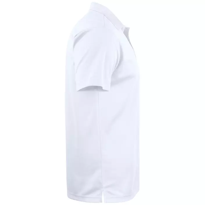 Clique Basic Active  polo T-skjorte, Hvit, large image number 2