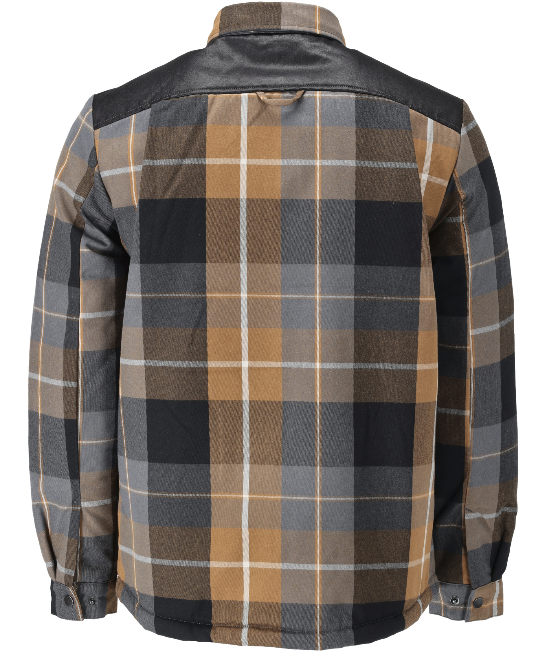 Mascot Customized flannel skjortejakke, N&oslash;ddebrun, large image number 2