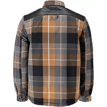 Mascot Customized flannel shirt jacket, Nut brown