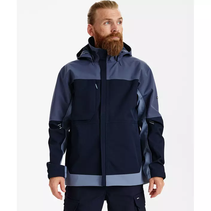 Engel Entire skaljakke, Deep Blue/Dark Sea, large image number 1