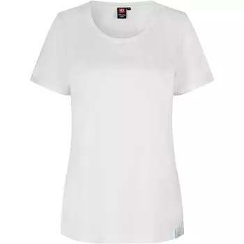 ID PRO wear CARE dame T-shirt med rund hals, Hvid