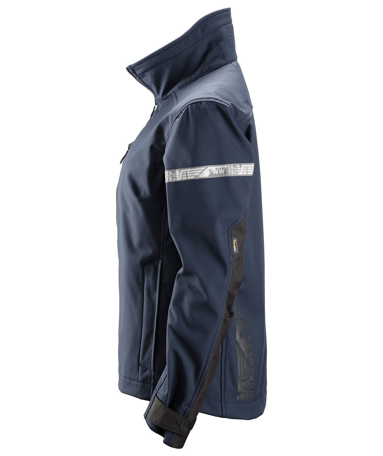 Snickers AllroundWork softshelljacka 1207 dam, Navy/Svart, large image number 2