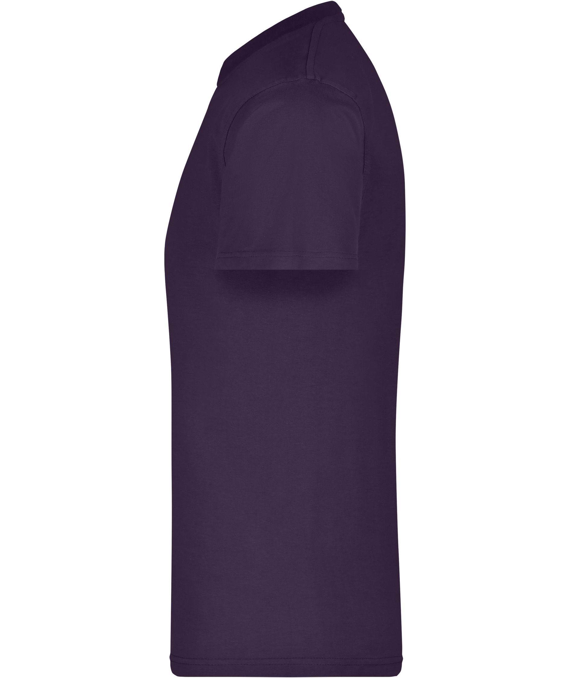 James & Nicholson T-shirt Round-T Heavy, Aubergine, large image number 3