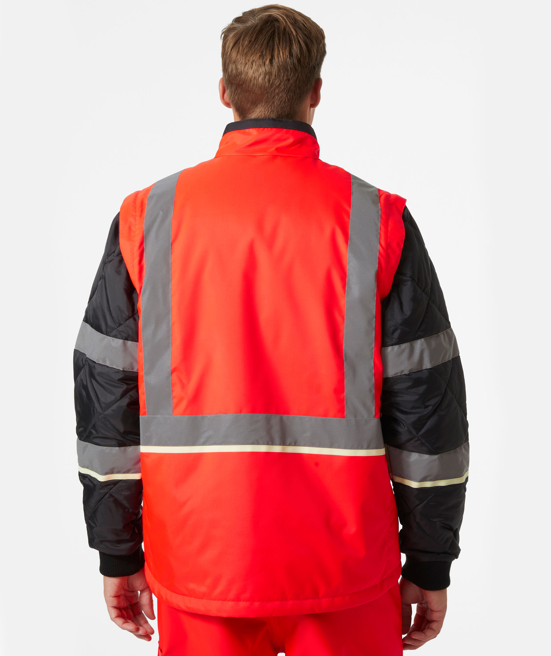 Helly Hansen UC-ME 2-in-1 insulator jacket, Hi-Vis Red/Ebony, large image number 4