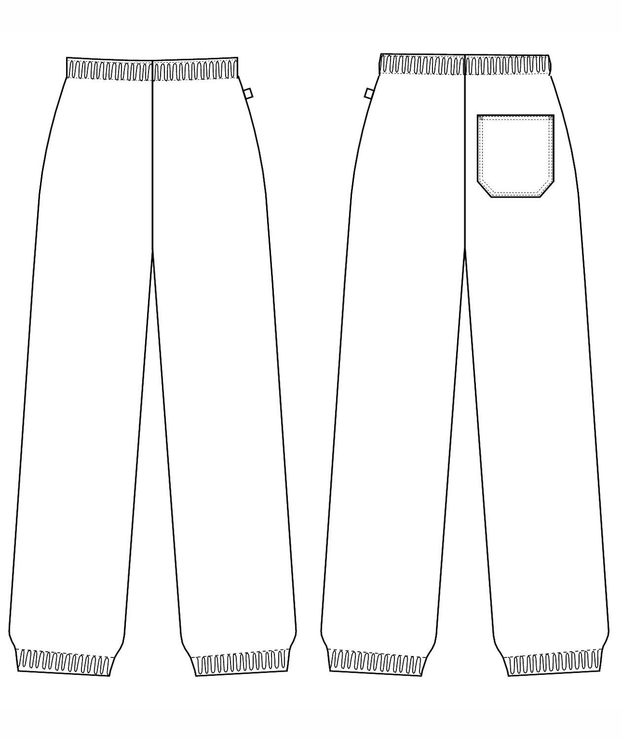 Kentaur jogging byxa, Vit, large image number 4