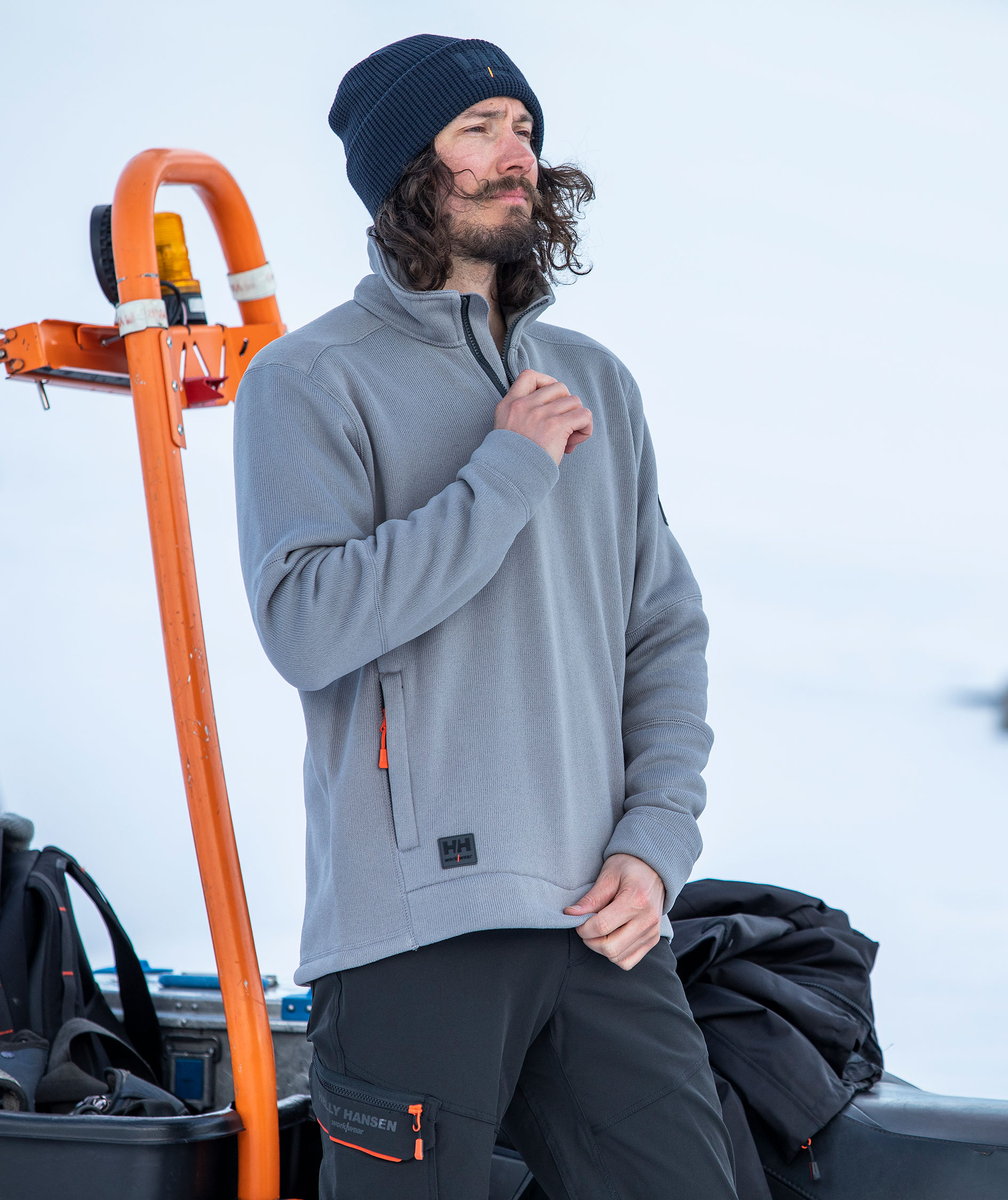 Helly Hansen Kensington half-zip Fleecepullover, Grau, Grau, large image number 7