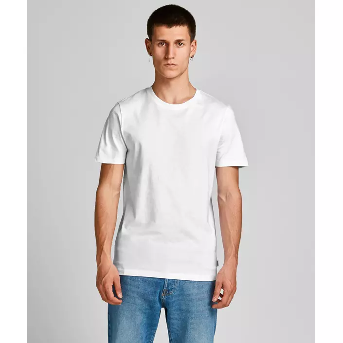 Jack & Jones JJEORGANIC 5-pak T-shirt, Black/White/Slate/Sedona/Faded, large image number 1
