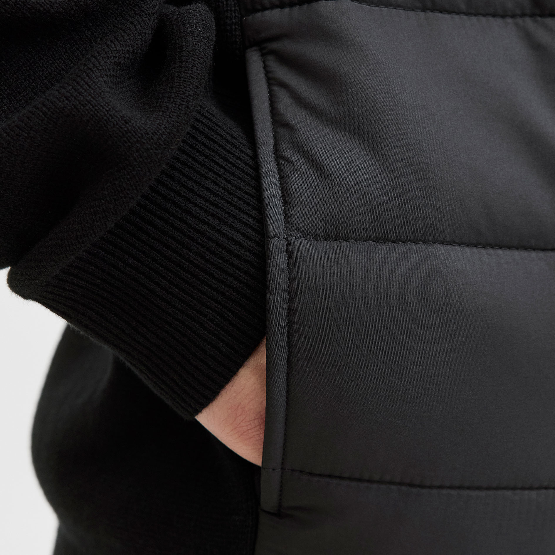 Jack & Jones JJEPERFECT hybrid cardigan, Black, large image number 5