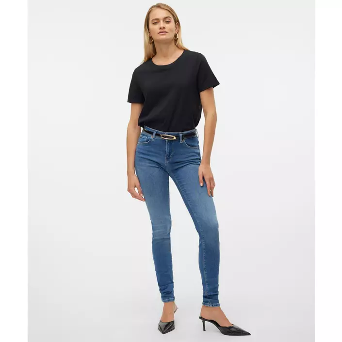 Vero Moda VMPAULA T-shirt, Black, large image number 5