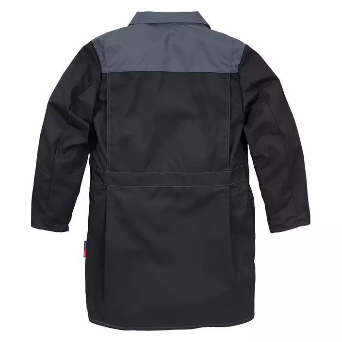 Fristads Icon lap coat, Black/Grey, large image number 1