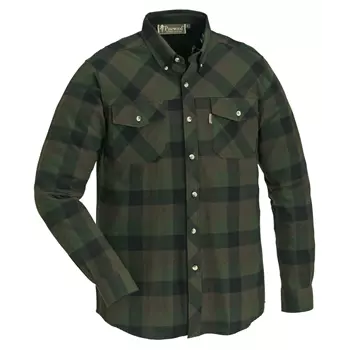 Pinewood Lumbo flannel skovmandsskjorte, Grøn/Sort