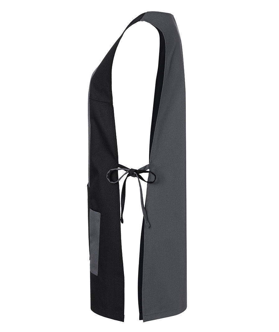 Karlowsky Marilies sandwich apron with pockets, Grey/Black, large image number 3