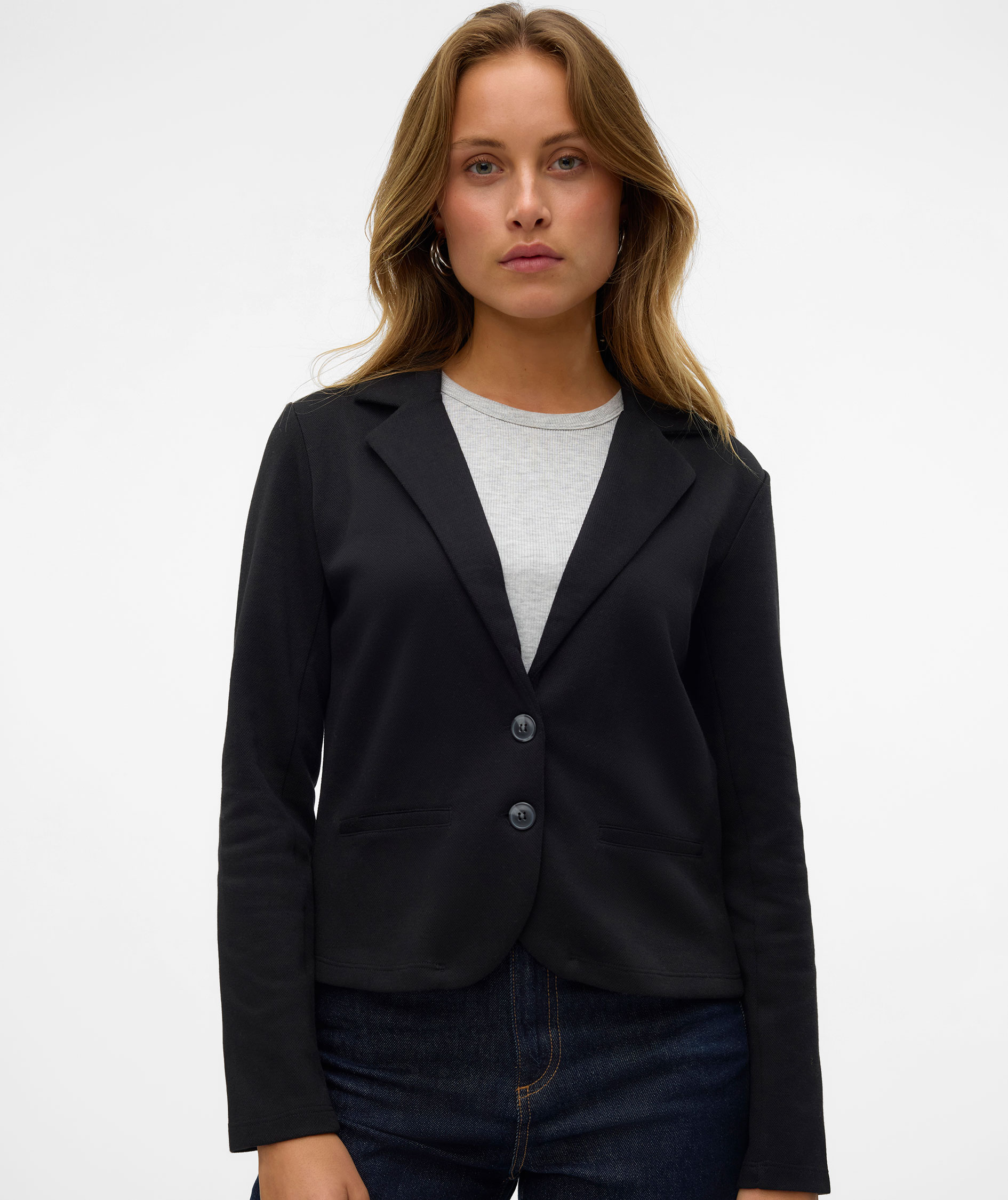 Vero Moda VMEMMA Regular Fit dame dressjakke, Black, large image number 4