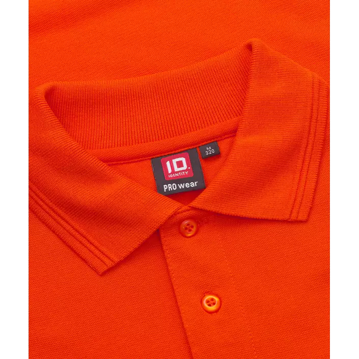ID PRO Wear Polo T-skjorte med brystlomme, Oransje, large image number 3