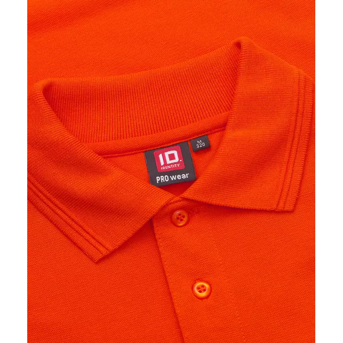 ID Identity PRO Wear pikétröja med bröstficka, Orange, large image number 3