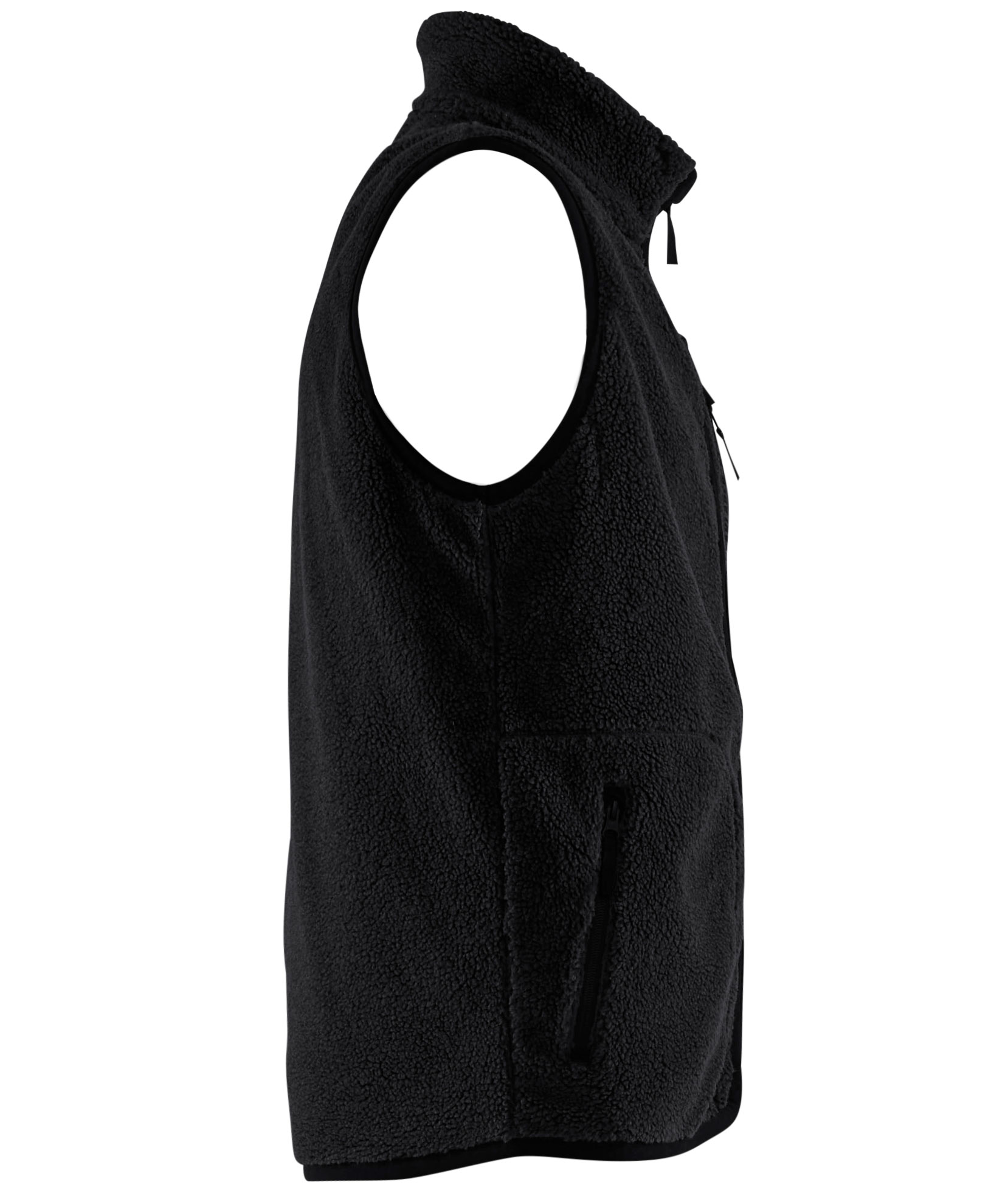 Bl&aring;kl&auml;der fibre pile vest, Black, large image number 2