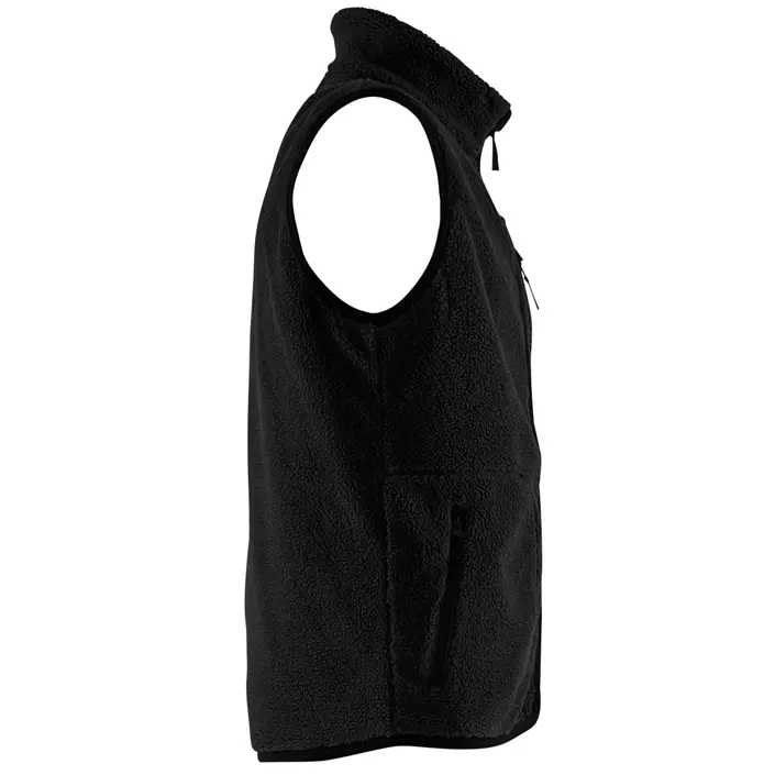 Blåkläder fibre pile vest, Black, large image number 2