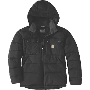 Carhartt vadderad jacka og stickad mössa