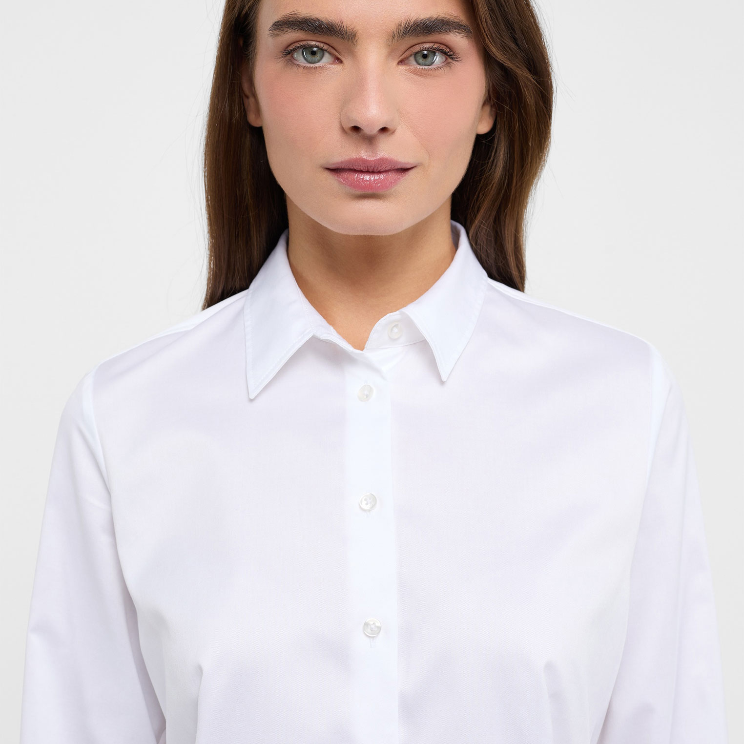 Eterna Cover modern fit women's shirt, White, large image number 3