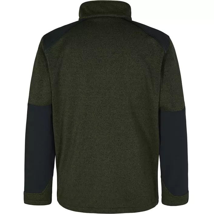 Engel X-treme knitted softshell jacket, Forest Green/Black, large image number 1