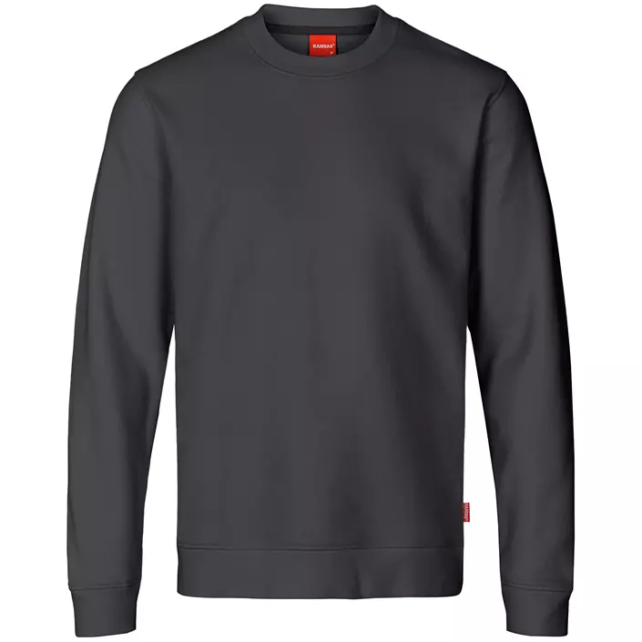 Kansas Apparel fleece sweatshirt, Charcoal, large image number 0