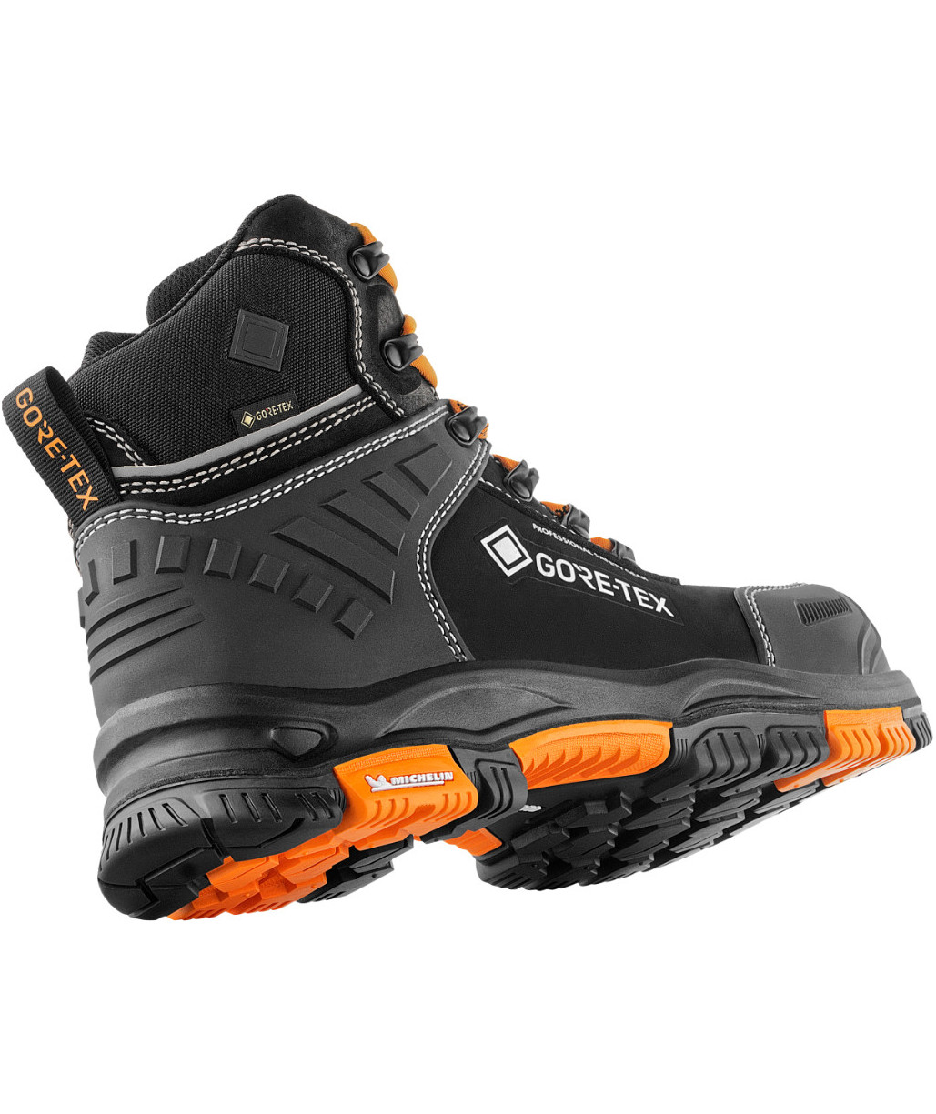 VM Footwear Hamiton safety boots S7L, Black/Orange, large image number 1