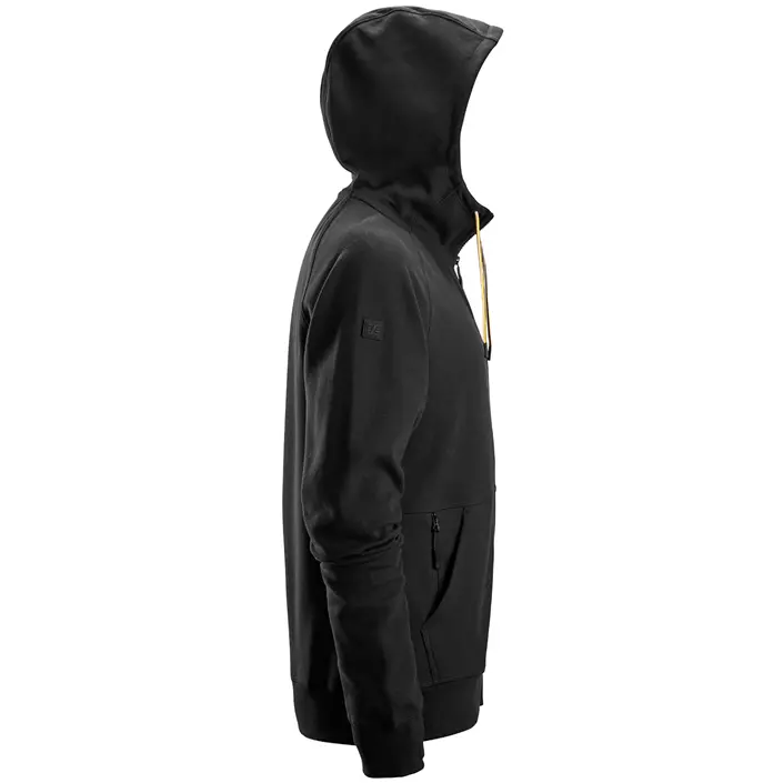 Snickers logo hoodie with zipper 2895, Black, large image number 2