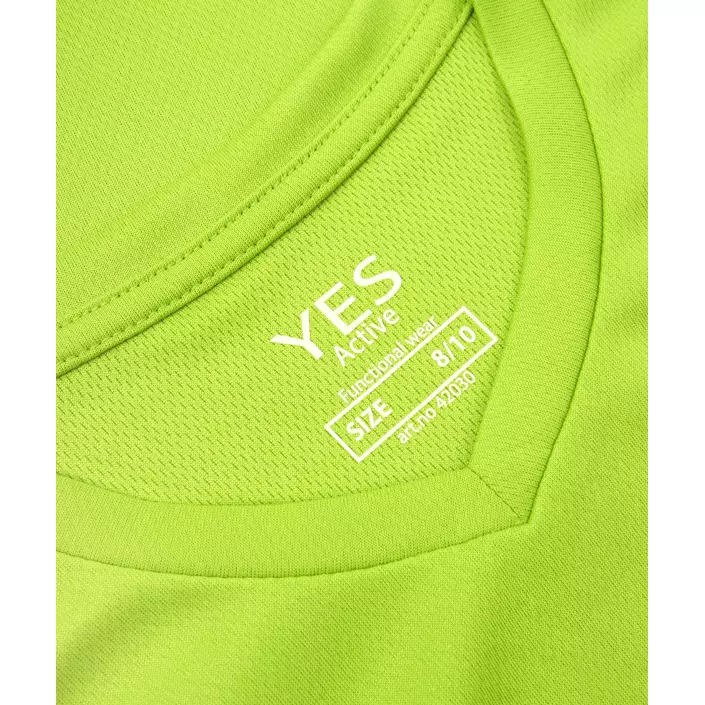 ID  Yes Active T-shirt for kids, Lime Green, large image number 3
