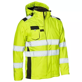 Elka Visible Xtreme 2-in-1 winter softshell jacket, Hi-vis Yellow/Grey