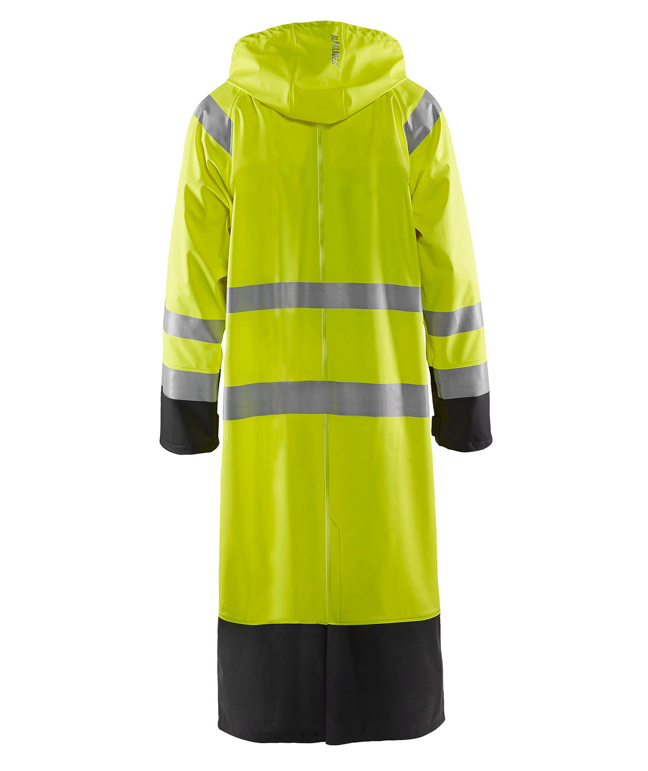 Bl&aring;kl&auml;der regnrock, Varsel Gul/Svart, large image number 2