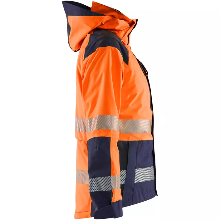 Blåkläder dame skalljakke, Hi-Vis Orange/Marine, large image number 3