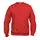 Clique Basic Roundneck sweatshirt, Red, Red, swatch