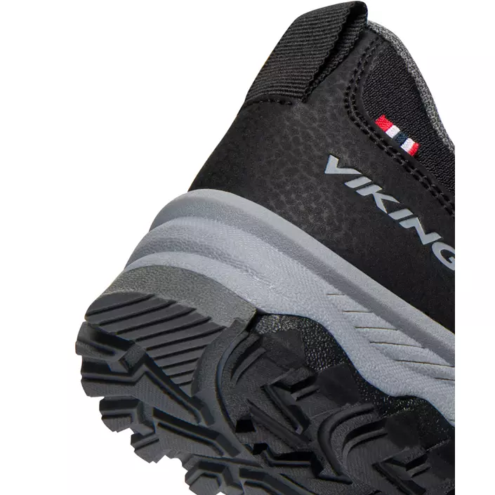 Viking Crude WP BOA sneakers till barn, Black/Charcoal, large image number 4